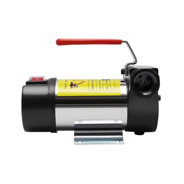 Bomba diésel de combustible 12 V 175 W 45 l/min, bomba de aceite con pistola automática de gasolinera móvil, (tubo de salida de goma) Bomba diésel de combustible 12 V 175 W 45 l/min, bomba de aceite con pistola automática de gasolinera móvil, (tubo de salida de goma)