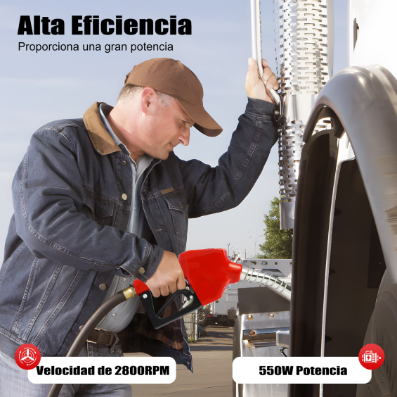 Bomba diésel autoaspirante 230 V + 550 W, bomba de aceite para calefacción, bomba de combustible eléctrica, transferencia de combustible