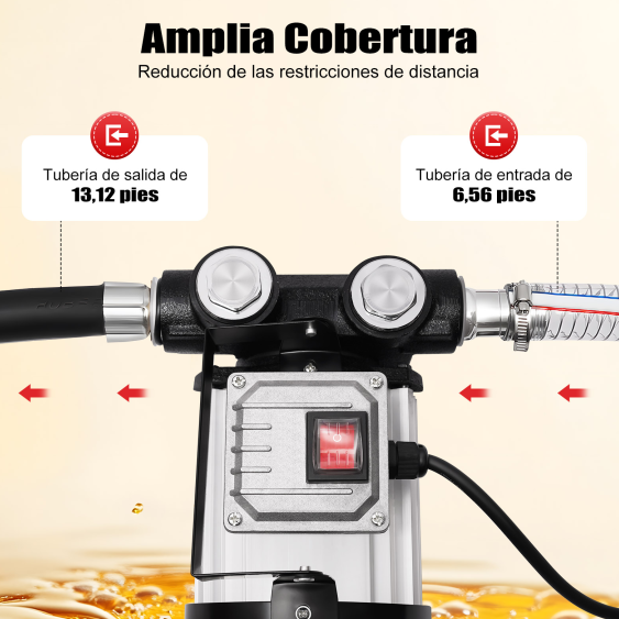 Bomba diésel autoaspirante 230 V + 550 W, bomba de aceite para calefacción, bomba de combustible eléctrica, transferencia de combustible
