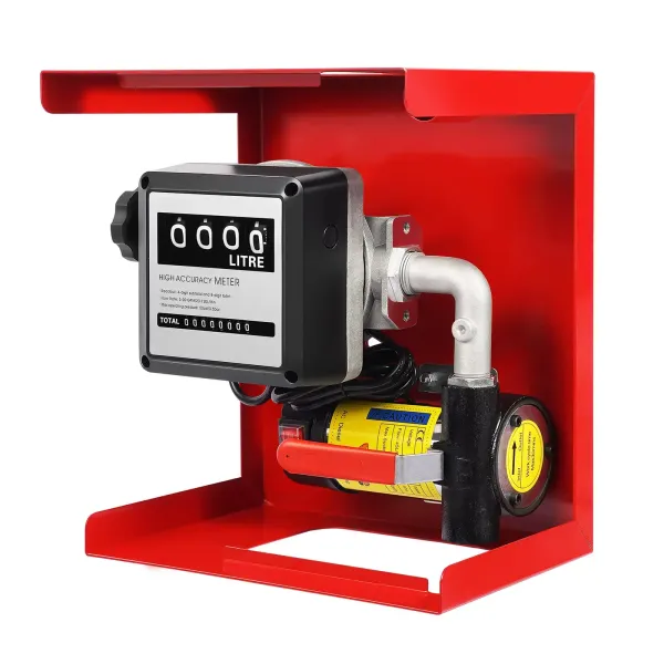 Kit de bomba diésel DC 230 V, bomba de aceite autocebante, con boquilla de combustible flexible de latón, manguera de 4 m, IP55, (50 l/min 200 W)