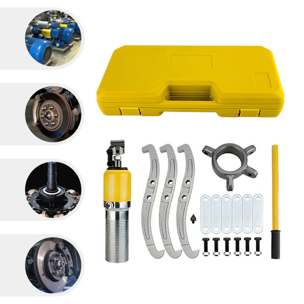 Extractor hidráulico de 3 brazos, 20T, extractor hidráulico de bujes de rueda Extractor hidráulico de 3 brazos, 20T, extractor hidráulico de bujes de rueda
