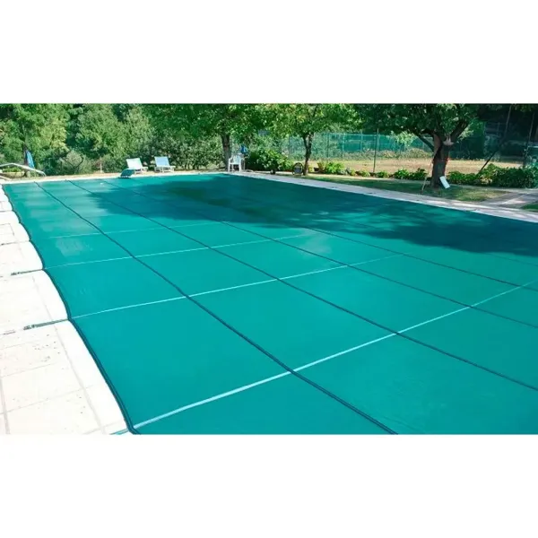 Cubiertas de seguridad rectangulares para alberca de invierno de malla de sombreado para piscina sólida