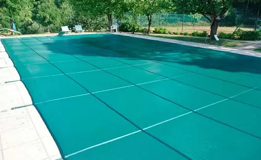 Cubiertas de seguridad rectangulares para alberca de invierno de malla de sombreado para piscina sólida