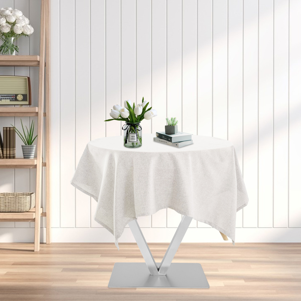 CNCEST Patas de mesa de acero inoxidable en forma de V, 70 cm, para encimeras de cocina