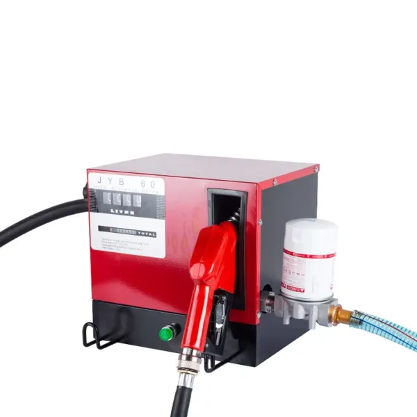 Bomba diésel de 230 V, 550 W, 60 l/min, autoaspirante, con pistola de extracción automática Bomba diésel de 230 V, 550 W, 60 l/min, autoaspirante, con pistola de extracción automática