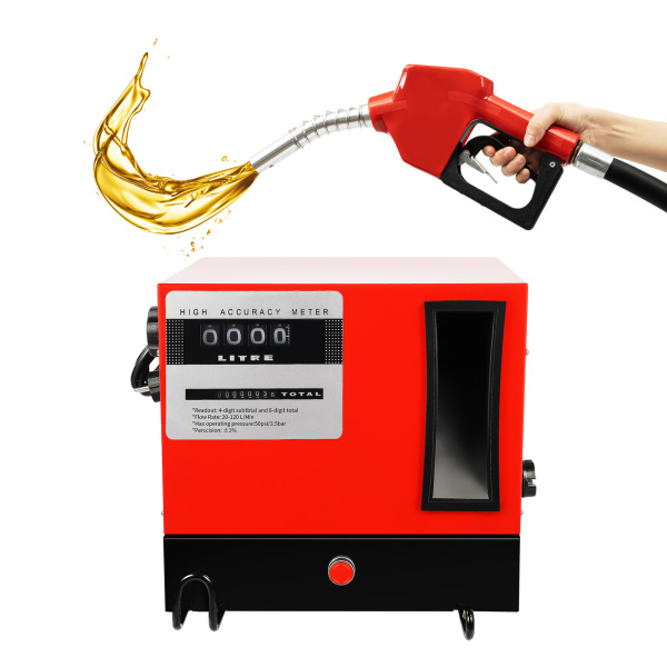 Bomba diésel de 230 V, 550 W, 60 l/min, autoaspirante, con pistola de extracción automática