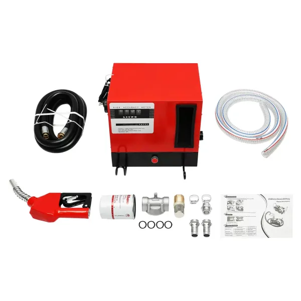 Bomba diésel de 230 V, 550 W, 60 l/min, autoaspirante, con pistola de extracción automática