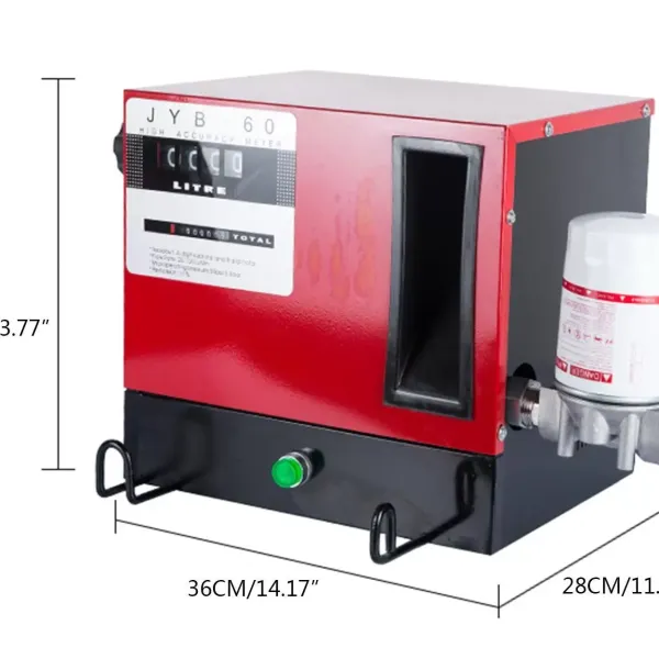Bomba diésel de 230 V, 550 W, 60 l/min, autoaspirante, con pistola de extracción automática Bomba diésel de 230 V, 550 W, 60 l/min, autoaspirante, con pistola de extracción automática