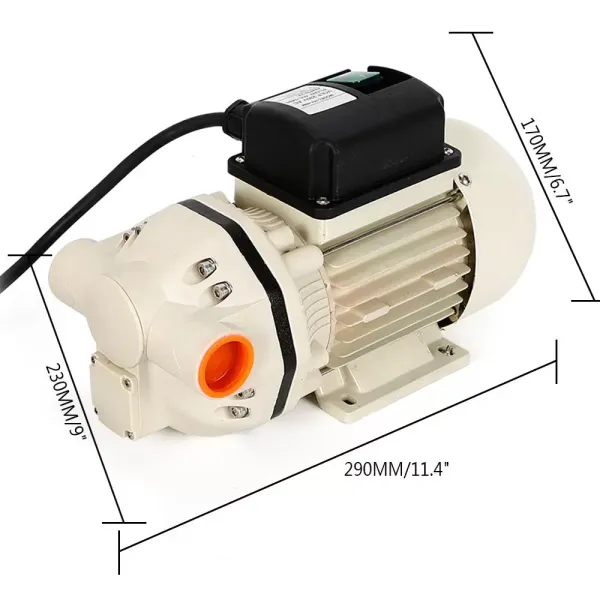 Bomba de membrana AD-Blue autoaspirante, 34 l/min, conectores de 230 V, membrana de agua, bomba de agua eléctrica, bomba de membrana