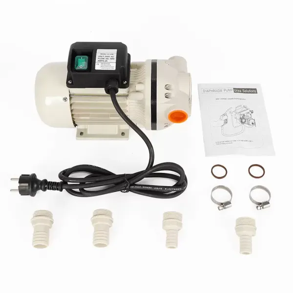Bomba de membrana AD-Blue autoaspirante, 34 l/min, conectores de 230 V, membrana de agua, bomba de agua eléctrica, bomba de membrana