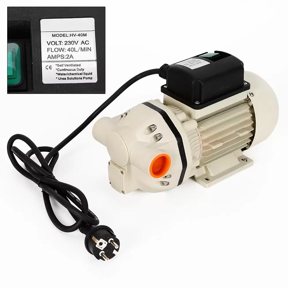 Bomba de membrana AD-Blue autoaspirante, 34 l/min, conectores de 230 V, membrana de agua, bomba de agua eléctrica, bomba de membrana