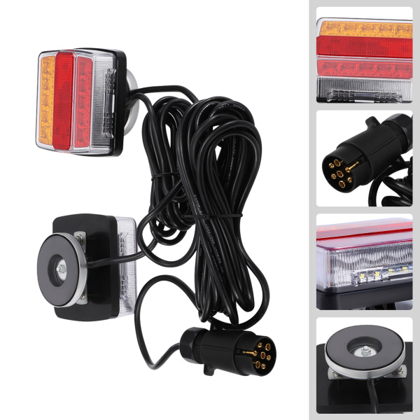 Faros traseros LED de 12 V con cable, iluminación para remolque