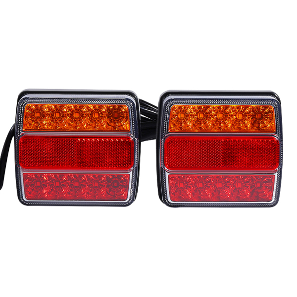 Faros traseros LED de 12 V con cable, iluminación para remolque Faros traseros LED de 12 V con cable, iluminación para remolque