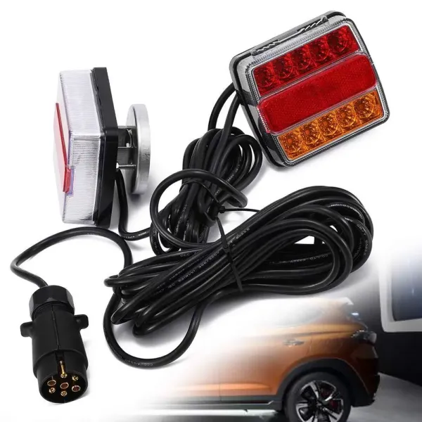 Faros traseros LED de 12 V con cable, iluminación para remolque