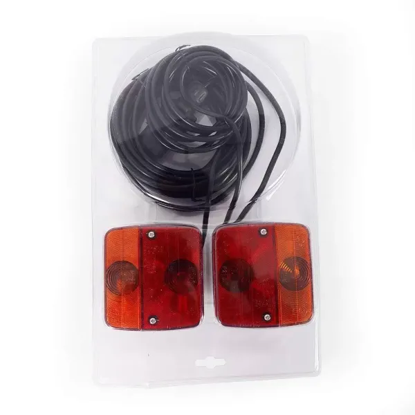 Juego de iluminación para remolque, incluye cable de aprox.