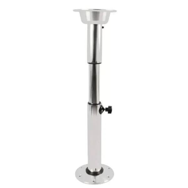 Pie de mesa, mesa de barco, mesa de cabina, soporte de mesa extraíble, altura ajustable, 565 mm - 720 mm, de aluminio + ABS