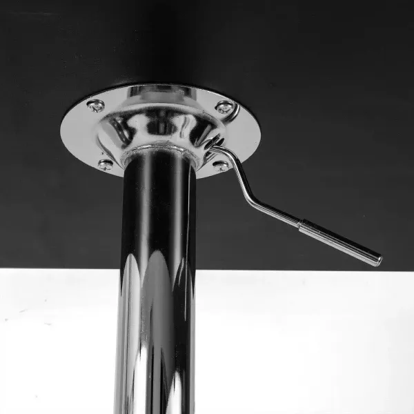 Mesa de bar cuadrada de estilo moderno, giratoria, para fiestas, comedor, cocina, altura regulable