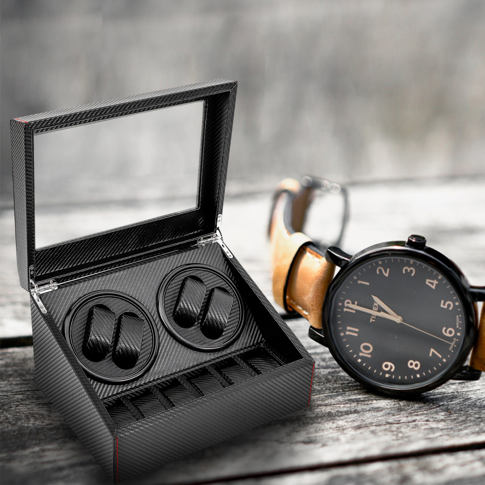 Expositor giratorio para relojes 4 + 6 relojes, caja de relojes