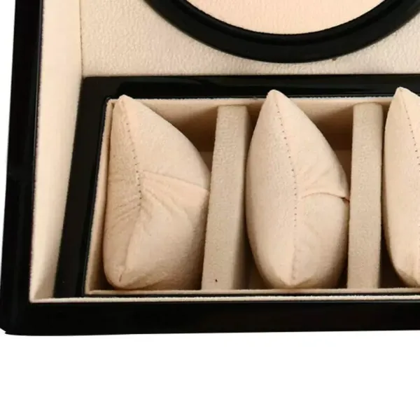CNCEST Caja giratoria para relojes automáticos de lujo- caja de almacenamiento para relojes- silenciosa (4 + 6 relojes) CNCEST Caja giratoria para relojes automáticos de lujo- caja de almacenamiento para relojes- silenciosa (4 + 6 relojes)