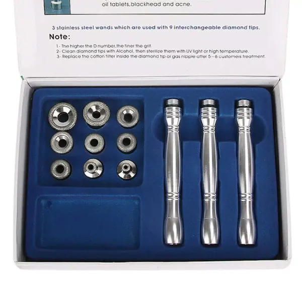 CNCEST Máquina de dermoabrasión de diamante, 3 en 1, 60 W, para uso doméstico profesional,exfoliante facial