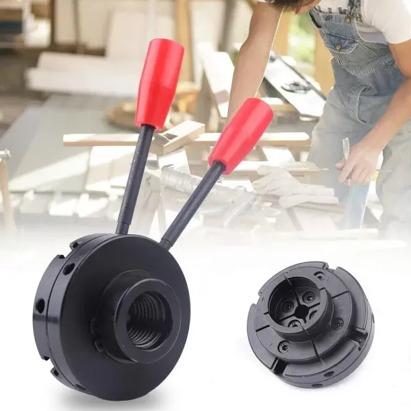 Portabrocas de 4 mordazas de 100 mm de diámetro, centrado automático, portabrocas M33 de 4 pulgadas, torneado de madera autocentrante