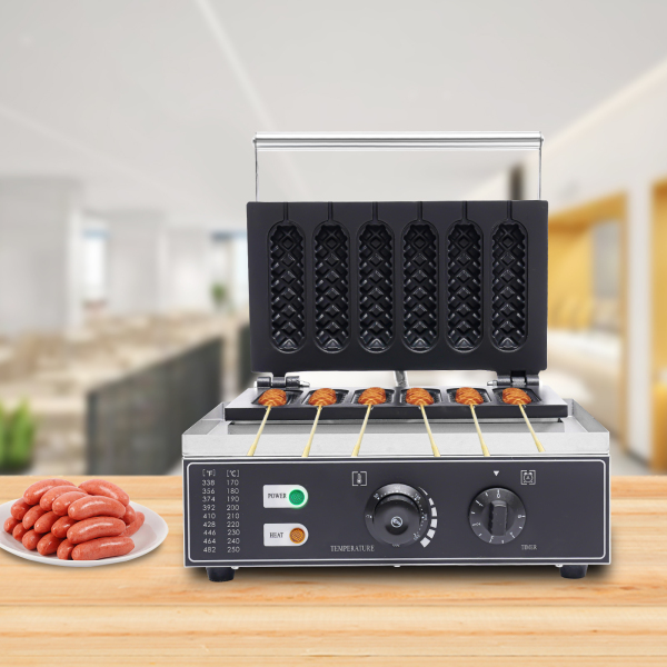 Gofrera de 220 V con mango y superficie antiadherente