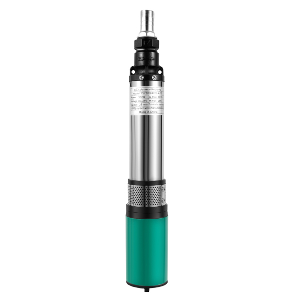 CNCEST  24V 320W Bomba sumergible solar Bomba de pozo profundo 5m³/h 25 m/ 82 ft