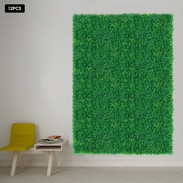 12 unidades 60 cm x 40 cm x 4 cm exterior artificial verde falsificados boj estera de decoración intimidad valla panel 12 unidades 60 cm x 40 cm x 4 cm exterior artificial verde falsificados boj estera de decoración intimidad valla panel