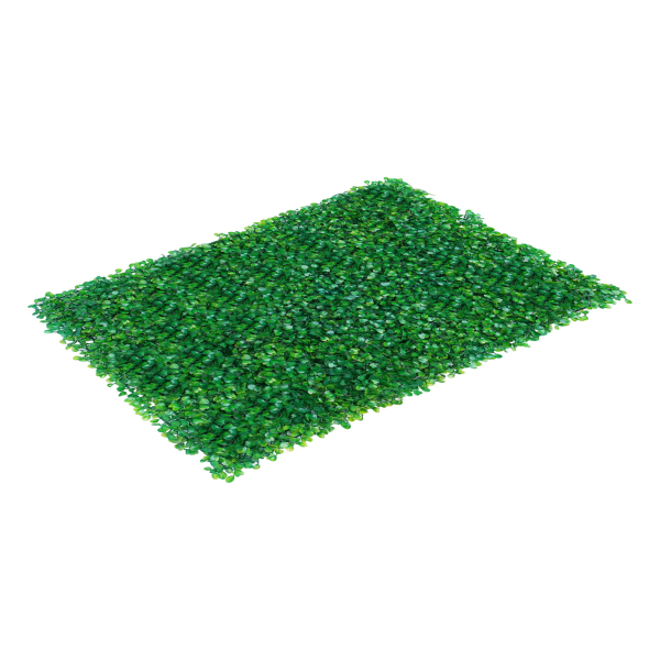 12 unidades 60 cm x 40 cm x 4 cm exterior artificial verde falsificados boj estera de decoración intimidad valla panel