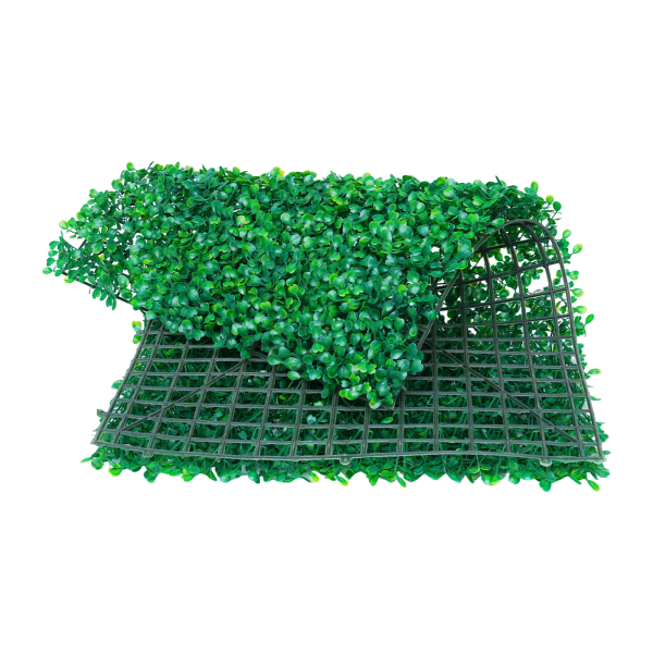 12 unidades 60 cm x 40 cm x 4 cm exterior artificial verde falsificados boj estera de decoración intimidad valla panel