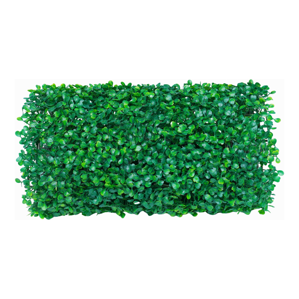 12 unidades 60 cm x 40 cm x 4 cm exterior artificial verde falsificados boj estera de decoración intimidad valla panel