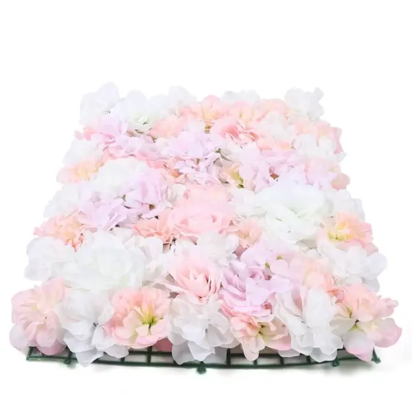 CNCEST Juego de 12 flores artificiales de pared para jardín, boda, fiesta, decoración