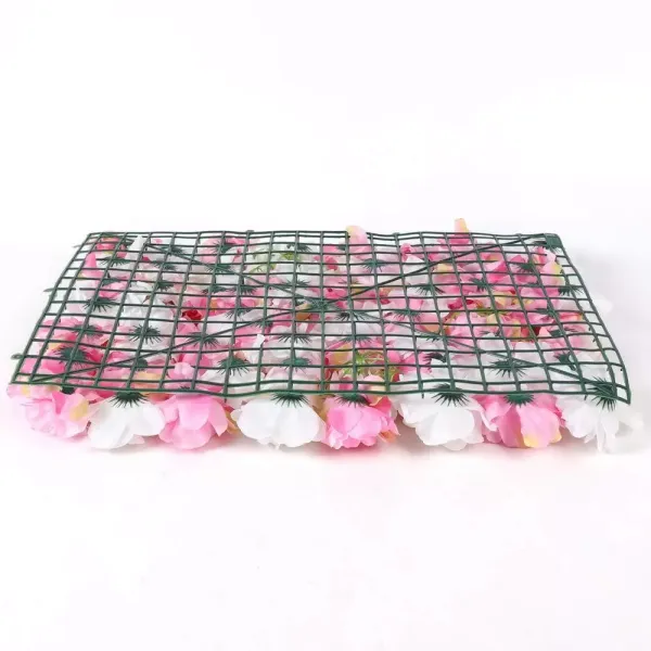 CNCEST 8 Piezas de Pared de Flores Artificiales- Pared de Rosas-champán Rosa para telón de Fondo- decoración de Pared de Boda CNCEST 8 Piezas de Pared de Flores Artificiales- Pared de Rosas-champán Rosa para telón de Fondo- decoración de Pared de Boda