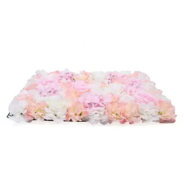 Pared de flores artificiales de hortensia rosa para pared, flores de seda, para jardín, boda, evento, lugar principal, fiesta, (rosa) Pared de flores artificiales de hortensia rosa para pared, flores de seda, para jardín, boda, evento, lugar principal, fiesta, (rosa)