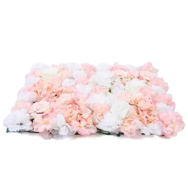 4 unidades, Placas de pared con flores de rosa, 60 x 40 cm, para fondo, bodas, fiestas, decoración