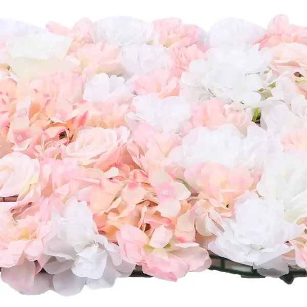 4 unidades, Placas de pared con flores de rosa, 60 x 40 cm, para fondo, bodas, fiestas, decoración