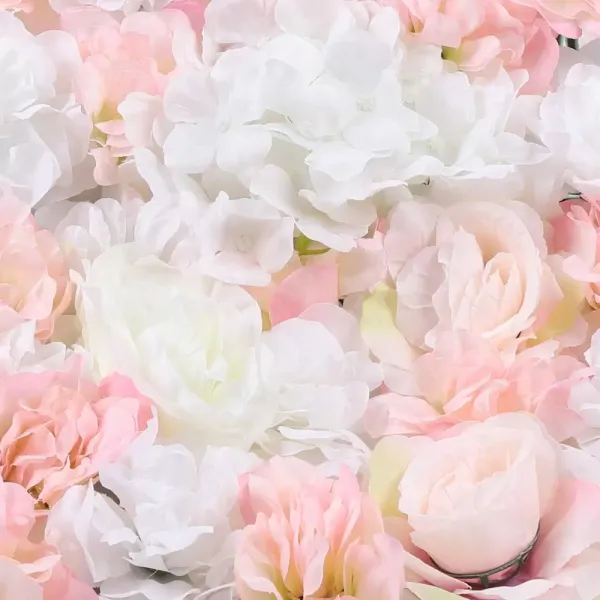 4 unidades, Placas de pared con flores de rosa, 60 x 40 cm, para fondo, bodas, fiestas, decoración