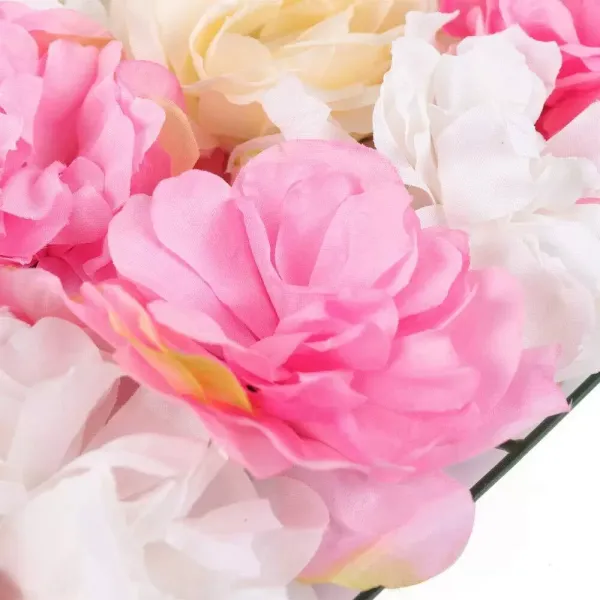 12 x flores artificiales de seda para pared de rosas, decoración DIY para bodas, calle, panel de 40 x 60 cm 12 x flores artificiales de seda para pared de rosas, decoración DIY para bodas, calle, panel de 40 x 60 cm