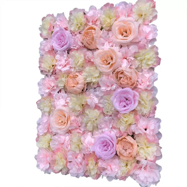 5 x Pared de flores artificiales Pared de rosas Fondo de calle de boda DIY