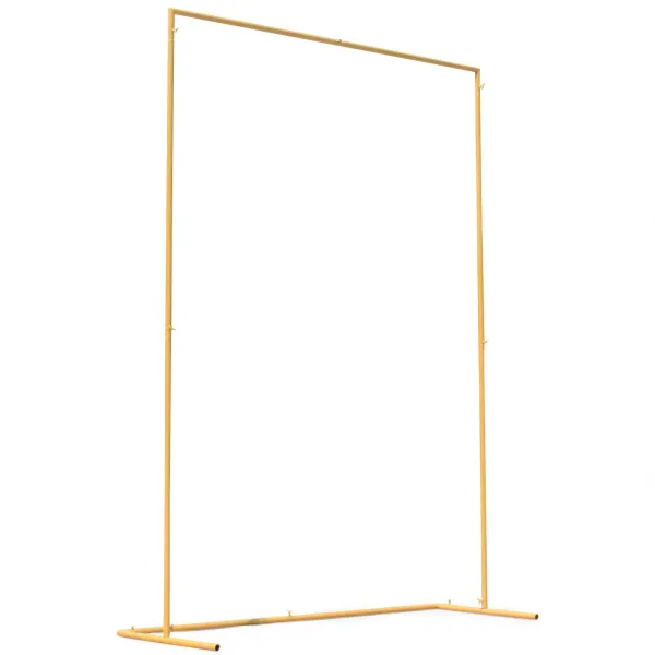 Kit de Arco de Globo Cuadrado de Metal Dorado Desmontable Kit de Arco de Globo Cuadrado de Metal Dorado Desmontable