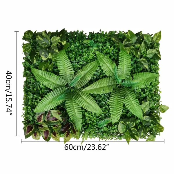 9 unidades de setos artificiales para la pared de plantas, fondo de privacidad, decoración de pared, valla de jardín 9 unidades de setos artificiales para la pared de plantas, fondo de privacidad, decoración de pared, valla de jardín
