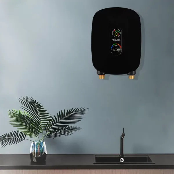 Calentador de agua eléctrico instantáneo (220 V, 6500 W, pantalla LCD) Calentador de agua eléctrico instantáneo (220 V, 6500 W, pantalla LCD)