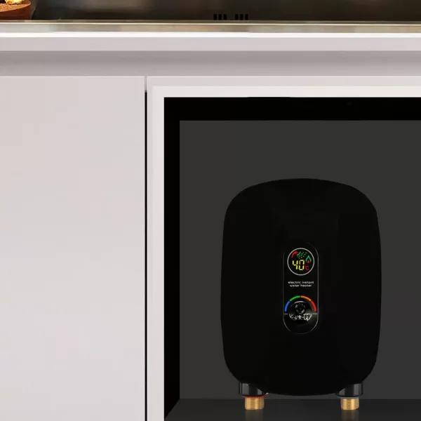 Calentador de agua eléctrico instantáneo (220 V, 6500 W, pantalla LCD)