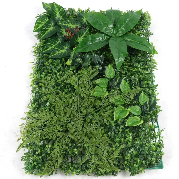 CNCEST 12 esteras de pared para plantas de 40 x 60 cm, para jardín vertical, con plantas artificiales, flores de boj artificiales CNCEST 12 esteras de pared para plantas de 40 x 60 cm, para jardín vertical, con plantas artificiales, flores de boj artificiales