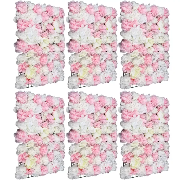 6 unidades de flores de varios colores, 40 x 60 cm, reutilizables, flores de seda artificiales