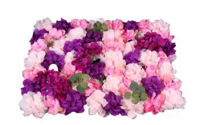 Pared de flores artificiales 6 piezas Pared de flores de boda para decoración de fondo de fotografía de boda