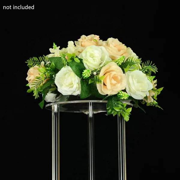 Soporte de flores de boda de 60 cm de alto, decoración de mesa, geométrico, jarrón de flores para boda Soporte de flores de boda de 60 cm de alto, decoración de mesa, geométrico, jarrón de flores para boda