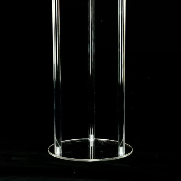 Soporte de flores de boda de 60 cm de alto, decoración de mesa,  geométrico, jarrón de flores para boda