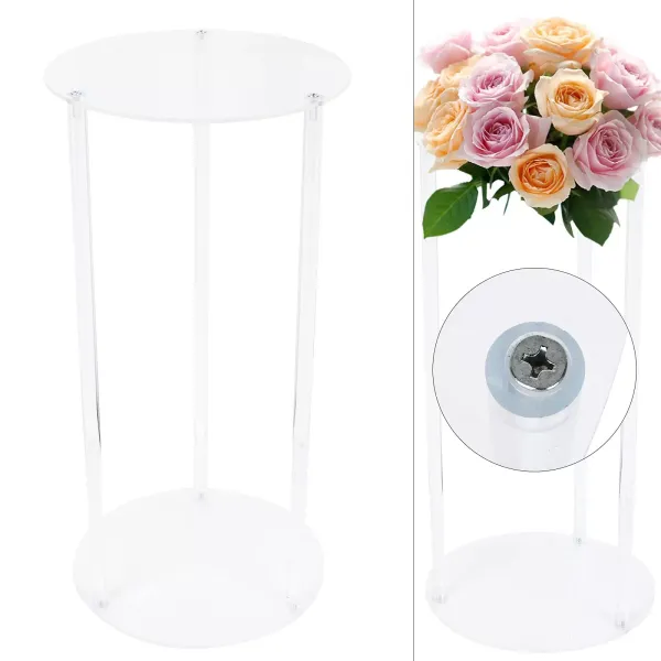 Soporte de flores de boda de 60 cm de alto, decoración de mesa, geométrico, jarrón de flores para boda Soporte de flores de boda de 60 cm de alto, decoración de mesa, geométrico, jarrón de flores para boda