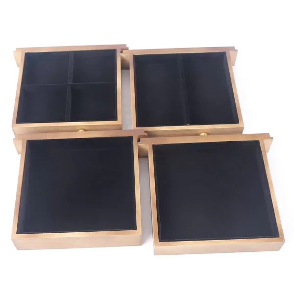 Joyero retro de madera de 5 capas con espejo, cerradura de combinación, cajón, regalo ideal para el día de San Valentín, Día de la Madre